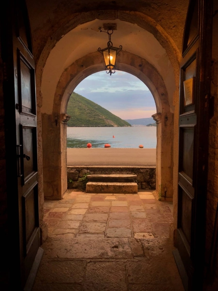Entrance door to the Perast Town Museum